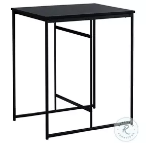 1240 Black Laminate 32" Rectangular Counter Height Dining Table