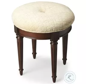 Cherry Vanity Stool