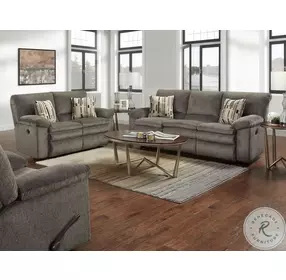 Tosh Pewter Reclining Living Room Set