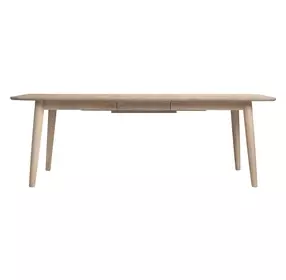West End Natural Maple 90" Extendable Rectangular Dining Table