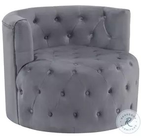 Cheswold Gray Swivel Chair