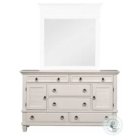 Winchester White 6 Drawer Dresser