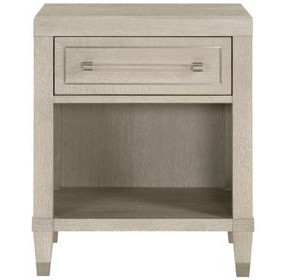 Genoa Light Oak 1 Drawer Nightstand