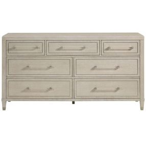 Genoa Light Oak 7 Drawer Dresser