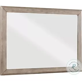 Marceline Gray Oak Dresser Mirror