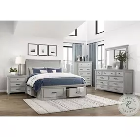 Willowbrook Platform Bedroom Set with Footboard Storage