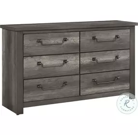 Lenior Gray 6 Drawer Dresser