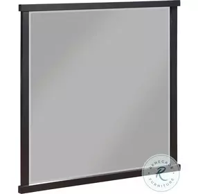 Acworth Black Dresser Mirror
