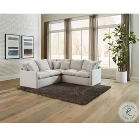 Harper Oyster 97" L Shape Sectional