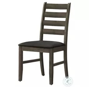 1347 Grey Fabric Dining Chair Set Of 2