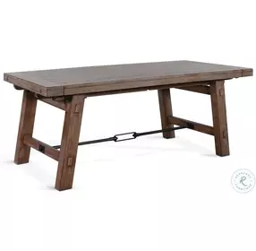 Velden Hollow Natural Wood 106" Extendable Rectangular Dining Table