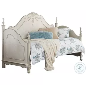 Cinderella Antique White and Gray Daybed