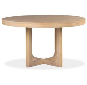 Somerset Butternut 54" Round Dining Table