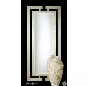 Nikolas Silver Leaf Mirror