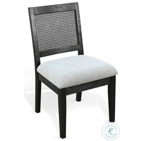 Rattan Noir Umbra Caneback Dining Chair Set of 2