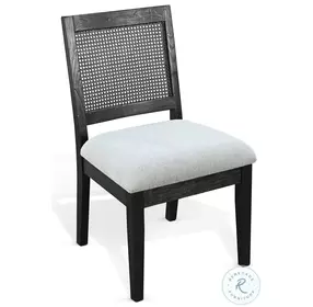 Rattan Noir Umbra Caneback Dining Chair Set of 2