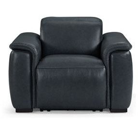 Camden Black Leather Zero Gravity Power Recliner with Power Headrest and USB Charging