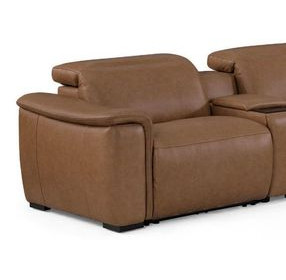 Camden Dusty Taupe Leather Zero Gravity LAF Power Recliner with Power Headrest