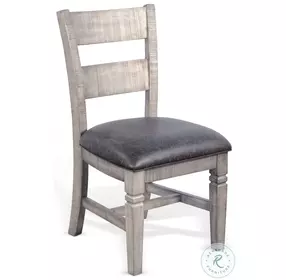 Ember Grace Tobacco Leaf and Alpine Gray Dining Chair Set of 2