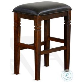 Hearthwood Haven Tobacco Leaf Bar Stool Set of 2