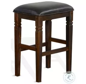 Hearthwood Haven Tobacco Leaf Bar Stool Set of 2