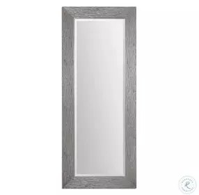Amadeus Metallic Silver Floor Mirror