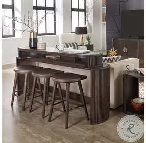 City View Coffee Bean Console Bar Table Set