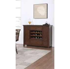 Gettysburg Dark Distressed 2 Door Spirit Cabinet