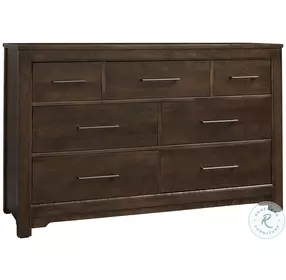 Ben And Erin Napier Dark Cherry 7 Drawer Dresser