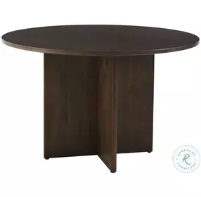 Ben And Erin Napier Dark Cherry 48" Round Dining Table