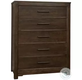 Ben And Erin Napier Dark Cherry 5 Drawer Chest