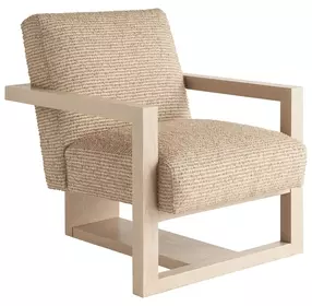 Sunset Key Flanders Tan Upholstered Accent Chair