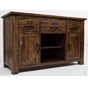 Cannon Valley Distressed Medium Brown 50" TV Stand
