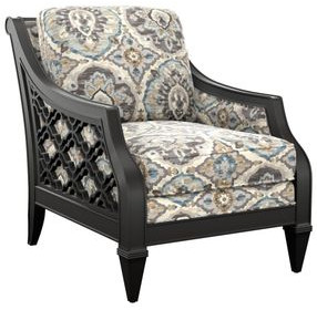 Royal Kahala Bay Club Beige Upholstered Accent Chair