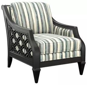 Royal Kahala Bay Club Green Upholstered Accent Chair
