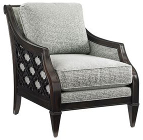 Royal Kahala Bay Club Gray Upholstered Accent Chair