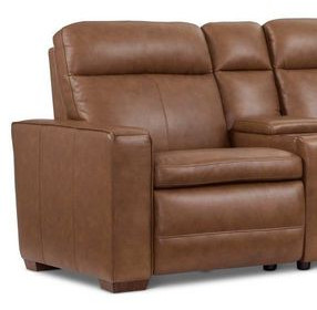 Dutch Cortado Brown Leather Zero Gravity LAF Power Recliner with Power Headrest and Lumbar