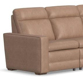 Dutch Desert Tan Leather Zero Gravity LAF Power Recliner with Power Headrest and Lumbar