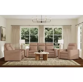Dutch Desert Tan Leather Zero Gravity Power Reclining Living Room Set