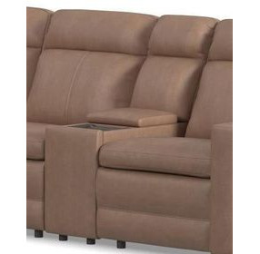 Dutch Desert Tan Leather Console
