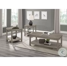 Bainbridge Weathered Gray 3 Piece Pack Occasional Set