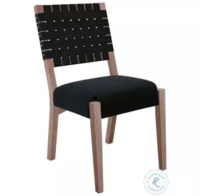 Strata Weave Desert Plain Dining Chair Set of 2