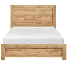Corbin Natural Queen Panel Bed
