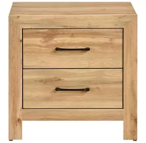 Corbin Natural 2 Drawer Nightstand