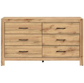 Corbin Natural 6 Drawer Dresser