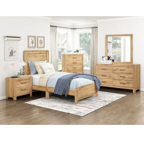 Corbin Natural Youth Panel Bedroom Set