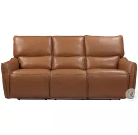 Portland Leather Dual 84" Power Reclining Sofa