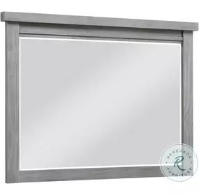 Logandale Antique Gray Dresser Mirror