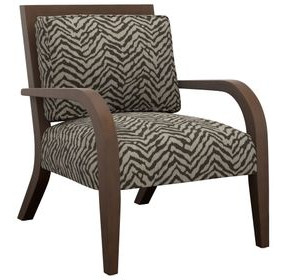 Apollo Brown Upholstered Lounge Chair