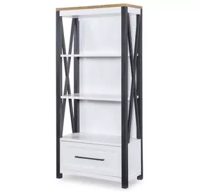 Franklin Harvest Oak and Natural White Etagere